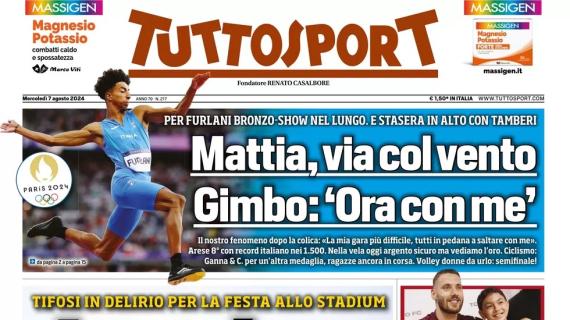 Tifosi in visibilio allo Stadium. Tuttosport in prima pagina: "Juve, loro ci credono"