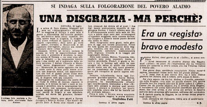 L'assurda morte di Italo Alaimo