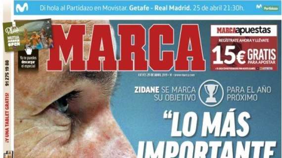 Real Madrid, Marca e le parole di Zidane: prossimo obiettivo Liga