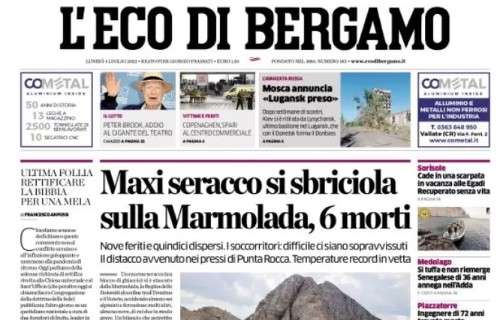 L'Eco di Bergamo: "L'Atalanta ha preso Ederson: a Bergamo tra oggi e domani"