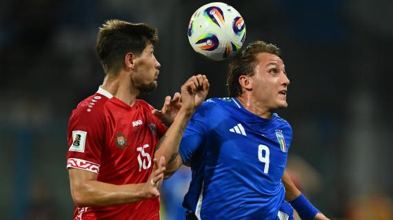 Italia-Moldavia 2-0: il tabellino della gara