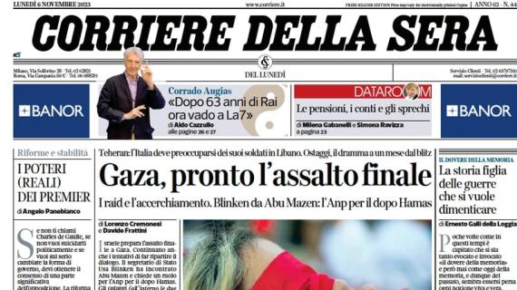 Corriere della Sera: "Maltempo, i viola in campo con la Juve. Politici e ultrà: 'Un errore'"