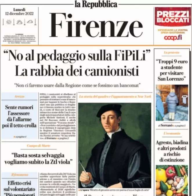 La Repubblica (Firenze): “Mondiali, tutti pazzi per Amrabat: ‘Che sogno, non fermiamoci’”