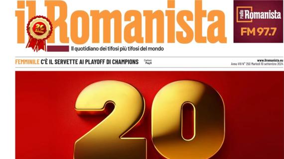 Il Romanista in prima pagina: "Zalewski valuta l'addio, Dovbyk tenta il recupero"