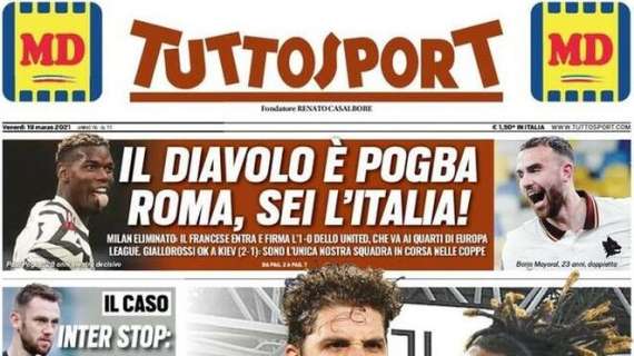 Tuttosport in apertura sul mercato della Juve: "Made in Italy"