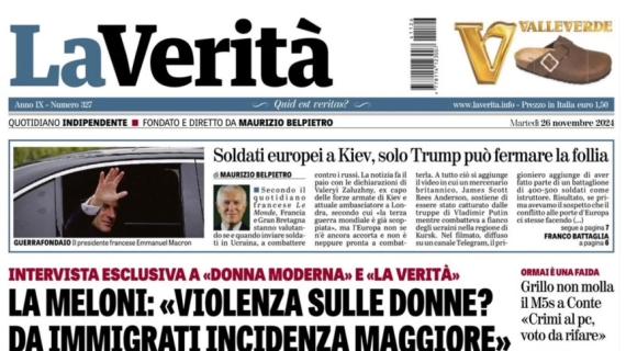 La Verità: "L'anti Gravina che non ti aspetti: Del Piero candidato alla guida del calcio"