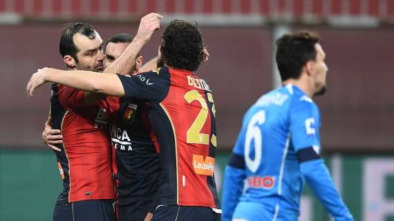 Genoa-Napoli 2-1, le pagelle: Perin super, Maksimovic disastroso. Pandev, grande notte da ex