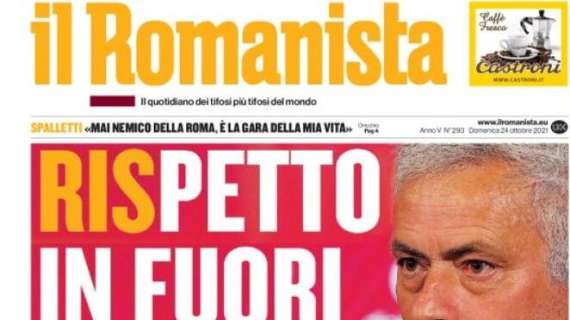 La Roma attende il Napoli, Il Romanista titola: "Ris-Petto in fuori"