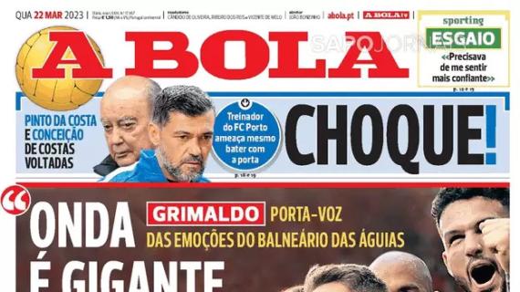 Le aperture portoghesi - Grimaldo carica il Benfica. Conceiçao-Porto, rischio rottura