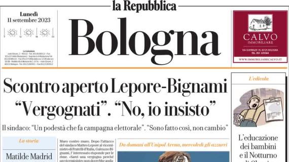 La Repubblica di Bologna: "Orsolini, la grande chance. Spalletti lo convoca in Nazionale" 