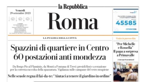 La Repubblica Roma: "Figuraccia a Genova. Mou incassa 4 gol ed è in zona retrocessione"