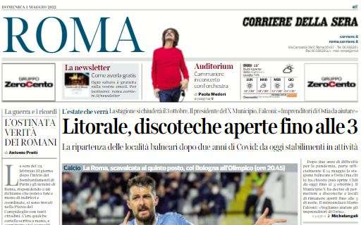 Corriere di Roma: "Lazio, fatica immane per battere lo Spezia: Acerbi-gol si prende la rivincita"
