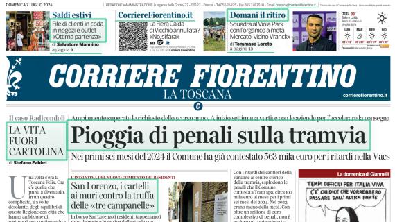 Il Corriere Fiorentino: "Domani il ritiro, si avvicina Vranckx"