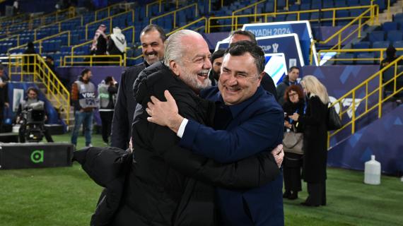 Napoli, De Laurentiis vuole un altro trofeo: promesso un 'premio Supercoppa' in denaro alla squadra