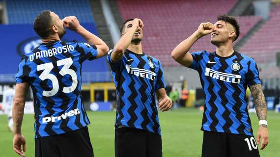 La marcia dell'Inter non si arresta. Manita alla Sampdoria per brindare allo scudetto