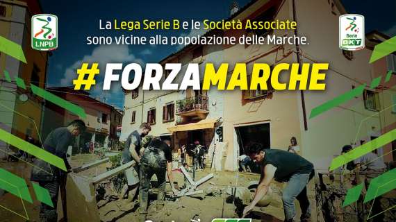 #ForzaMarche: al via la campagna di sostegno alle popolazioni alluvionate della Lega B