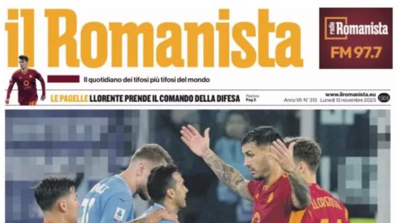 Il Romanista dopo lo 0-0 nel derby con la Lazio: "Pareggino"