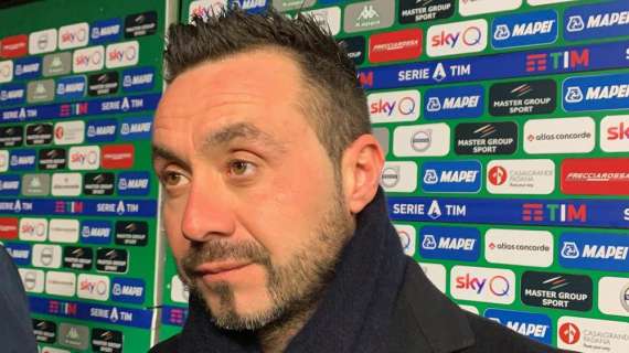 Sassuolo, De Zerbi: "Quattro attaccanti? Volevo dare un segnale alla squadra"