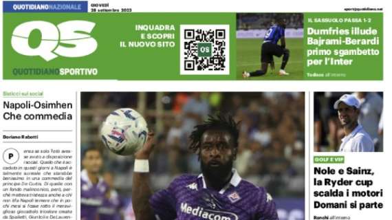 Fiorentina a Frosinone in cerca dei gol delle punte. Il QS: "Credici M'Bala, la prova del nove"