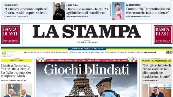 La Stampa: "Juve, la prima di Motta. Vlahovic cerca i primi gol mentre Thiago gela Chiesa"