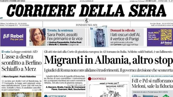 Corriere della Sera in vista di Milan-Inter: "Derby, doppia trappola"