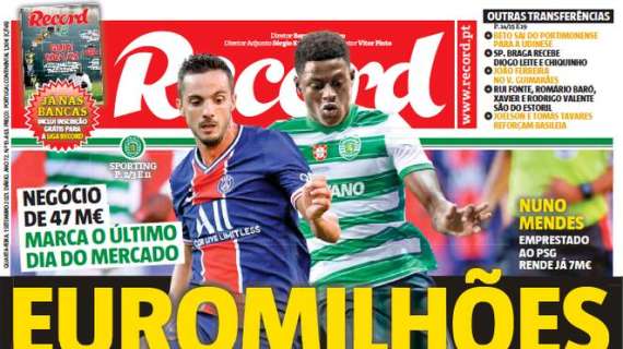 Le aperture portoghesi - Golpe allo Sporting: Nuno Mendes al PSG, euromilioni più Sarabia