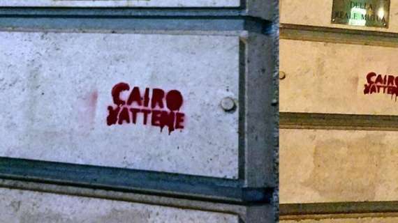 TMW - Torino, sede 'vandalizzata' nella notte. La scritta: "Cairo vattene"