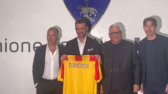Lecce, ecco D'Aversa: "Mercato? Ho già parlato con Corvino, abbiamo le idee chiare"