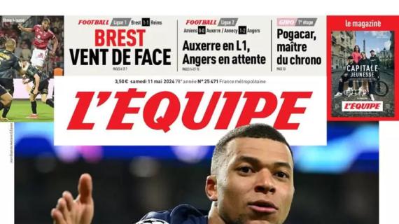 Mbappé lascia il PSG, L'Equipe lo saluta in spagnolo: "Adios y gracias"