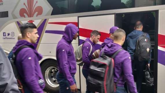 FOTO - Fiorentina sbarcata a Milano. Domani la sfida all'Atalanta