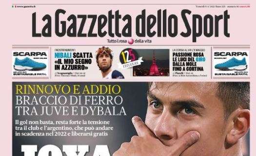 L'apertura de La Gazzetta dello Sport su Paulo Dybala: "Joya da vendere"