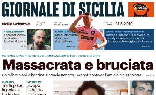 Giornale di Sicilia: "Falletti infortunato starà fuori due settimane"