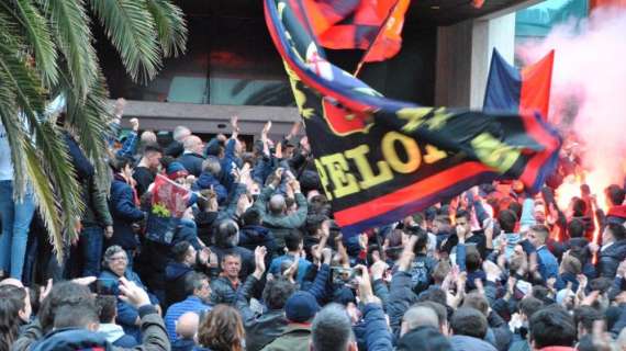 Ultras Genoa: "Convocata assemblea per il Cagliari. Mai con Preziosi"