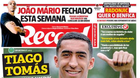 Le aperture portoghesi - Joao Mario al Benfica: si chiude in settimana