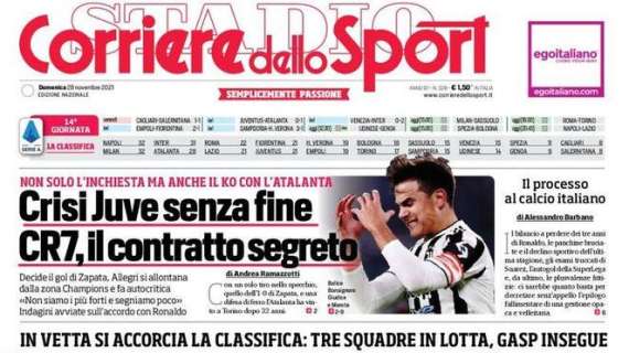 L'apertura del Corriere dello Sport: "Inter, scatto scudetto"