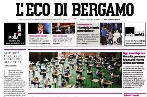 L'Eco di Bergamo: "Atalanta, presentati D'Amico e Congerton. Ederson a un passo"