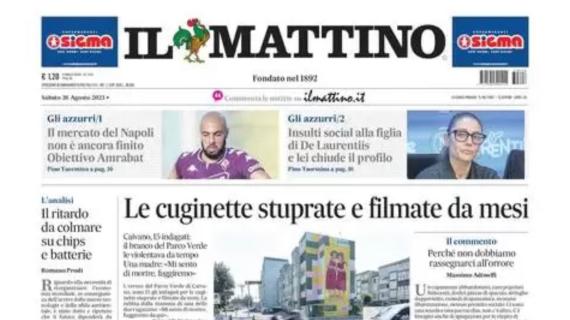 Il Mattino: "Il mercato del Napoli non è finito. Obiettivo Amrabat"