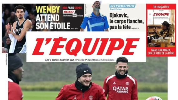 Stasera c'è Paris Saint Germain-Reims. L'Equipe scrive: "Kvara pronto dall'inizio"