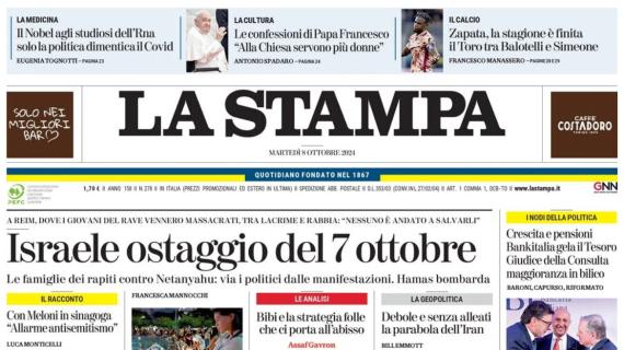 Per Zapata la stagione è finita. La Stampa: "Il Toro tra Balotelli e Simeone"