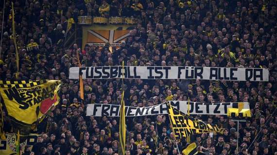 Bor. Dortmund, i tifosi: "Il calcio è per tutti. Ora la squadra femminile"