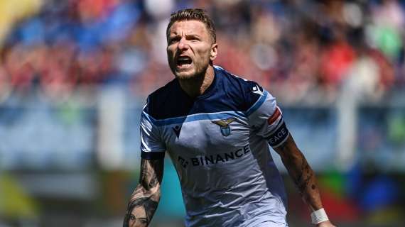 Immobile mette le ali alle Aquile nella tana del Grifone: tris dell'attaccante e 4-1 al Genoa