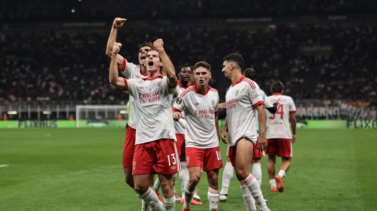 Successo storico per il Benfica: mai i lusitani avevano battuto il Milan