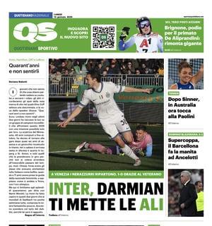 L'apertura di QS: "Inter, Darmian ti mette le ali. Milan, nuova era e vecchi problemi"