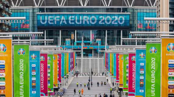 Euro 2020, dagli ottavi di finale Wembley ospiterà 45000 spettatori