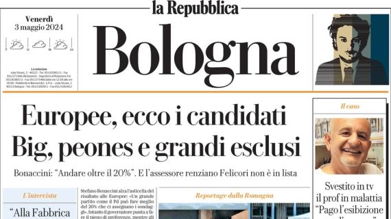 La Repubblica di Bologna apre con le parole di Thiago Motta: "Prendiamoci la Champions"