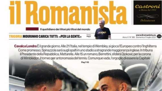 Il Romanista in prima pagina: "It's coming Rome"