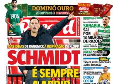 Le aperture portoghesi - Verissimo cerca la conferma al Benfica. Ma attenzione a Schmidt