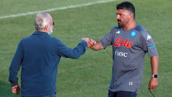 Napoli, De Laurentiis raggiante dopo la vittoria col Benevento: "Ora sotto con il Sassuolo"