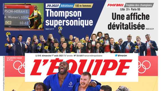 Oggi Lille-PSG per il Trophée des Champions, L'Equipe: "Un manifesto devitalizzato"