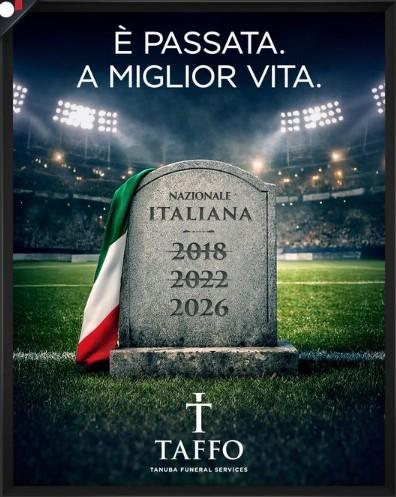 C'è anche chi ci scherza su: Taffo fa il terzo funerale alla Nazionale sui social